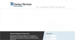 Desktop Screenshot of centaurweb.co.uk